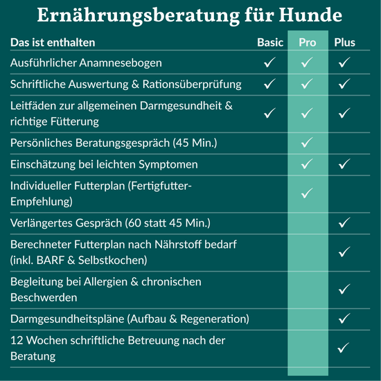 Ernährungsberatung Pro Hund