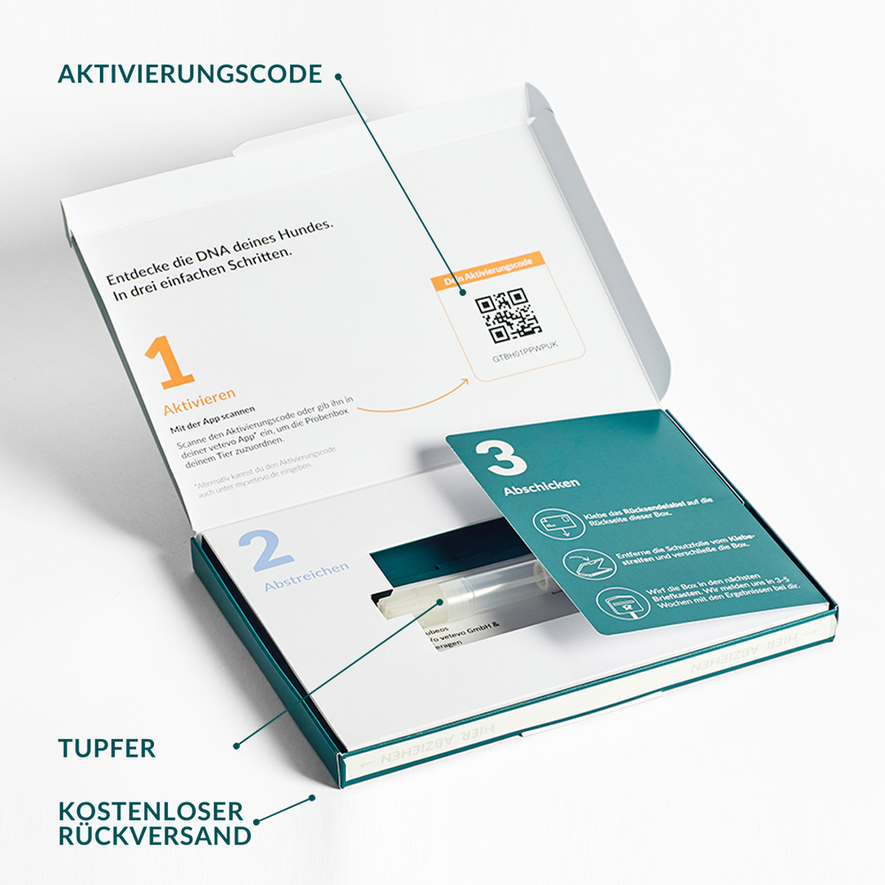 DNA Test Rassebestimmung & Erbkrankheiten Hund