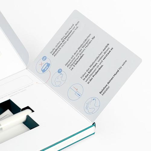 Schritt-für-Schritt Anleitung in der Probenbox